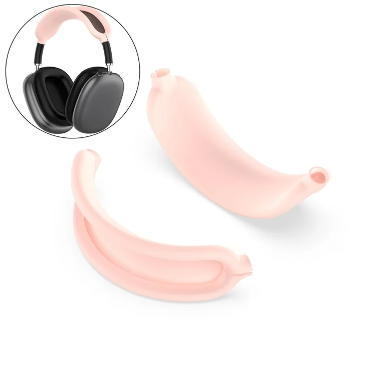 Silicone Headphone Headband Cover Replacement Cushion for AirPods Max with USB-C / AirPods Max - Pink