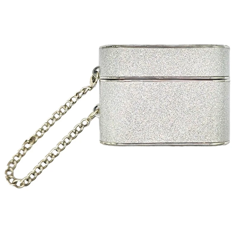 For Apple AirPods Pro 2 TWS Headset Cover Leather Texture PC+TPU Earphone Case - White