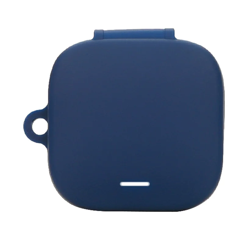 Para Xiaomi Redmi Buds 6 Active Capa de Silicone Bluetooth Fone de Ouvido Manga com Fivela Anti-Perda - Azul Escuro