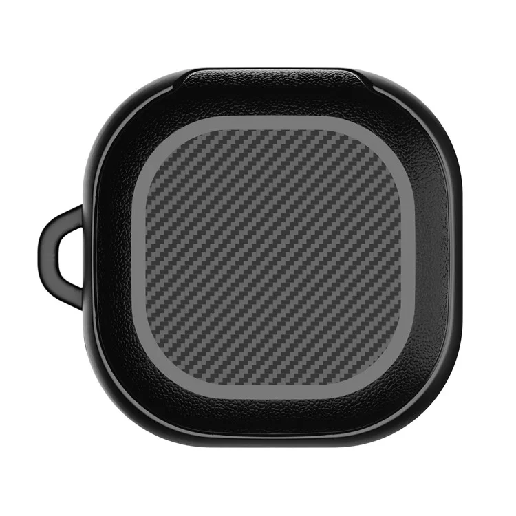 Anti-lost Wireless Earphones Protective Cover Case Charging Box for Samsung Galaxy Buds Pro / Live - Black