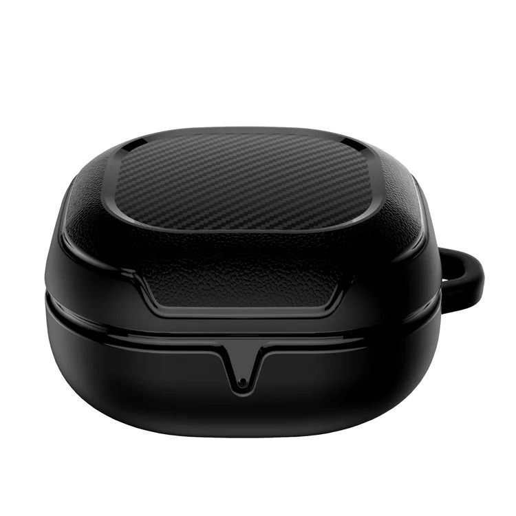 Anti-lost Wireless Earphones Protective Cover Case Charging Box for Samsung Galaxy Buds Pro / Live - Black