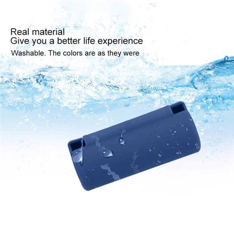 Para Huawei Freebuds Lipstick 2 Silicone Case Anti-Scratch Bluetooth Earphone Cover - Dark Blue