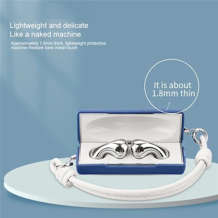 For Huawei FreeBuds Lipstick 2 Silicone Case Anti-Scratch Bluetooth-compatible Earphone Cover - White