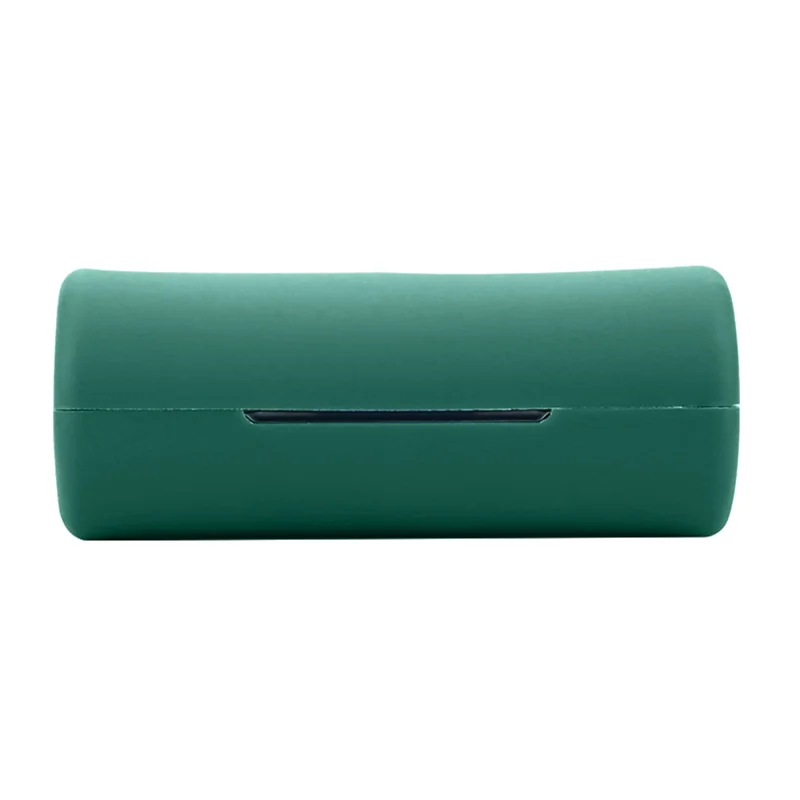 Für Huawei FreeBuds Lipstick 2 Silikon-Hülle Anti-Kratzer Bluetooth-Kopfhörer-Cover - Schwärzlich-Grün