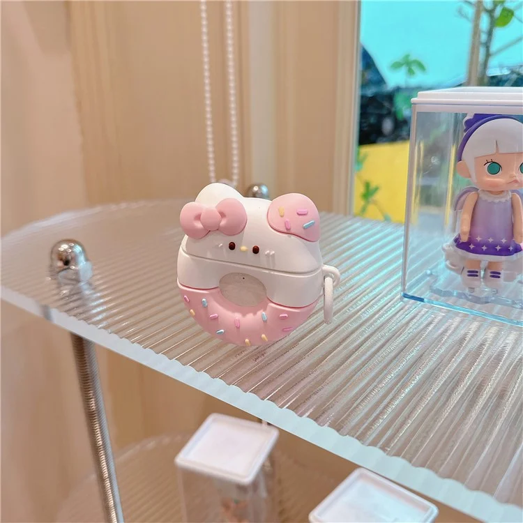 Für Apple AirPods mit Wireless Charging Case (2019) / AirPods mit Charging Case (2019) (2016) Ohrhörer-Abdeckung PVC-Hülle