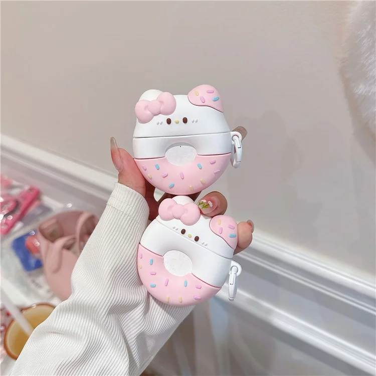 Für Apple AirPods mit Wireless Charging Case (2019) / AirPods mit Charging Case (2019) (2016) Ohrhörer-Abdeckung PVC-Hülle