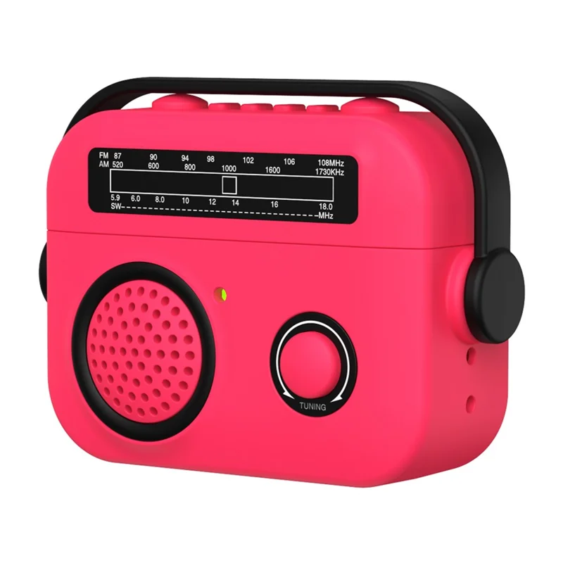 For AirPods Pro 2 Case Shockproof TPU+PC Earbud Cover Radio Style - Rose