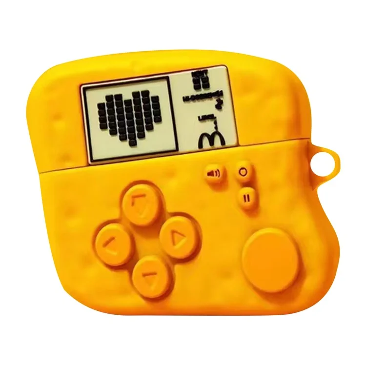 No.6 para AirPods de Apple con estuche de carga inalámbrica (2019) / AirPods con estuche de carga (2019) (2016) Funda de silicona - Arcade Chicken Nuggets