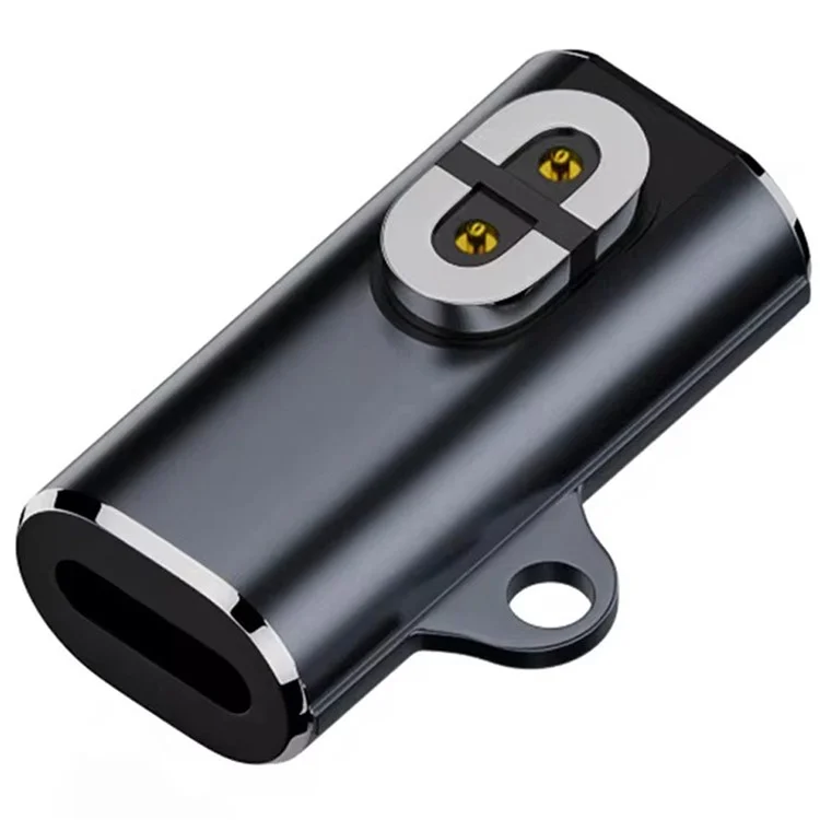 Para Shokz Bone Conduction Earphone Adaptador Magnético del Cargador Convertidor Hembra de 8 Pines (Codo Medio)