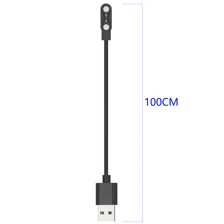 For Zeblaze GTS 3 Smart Watch Magnetic Charger USB Charging Cable, 1m