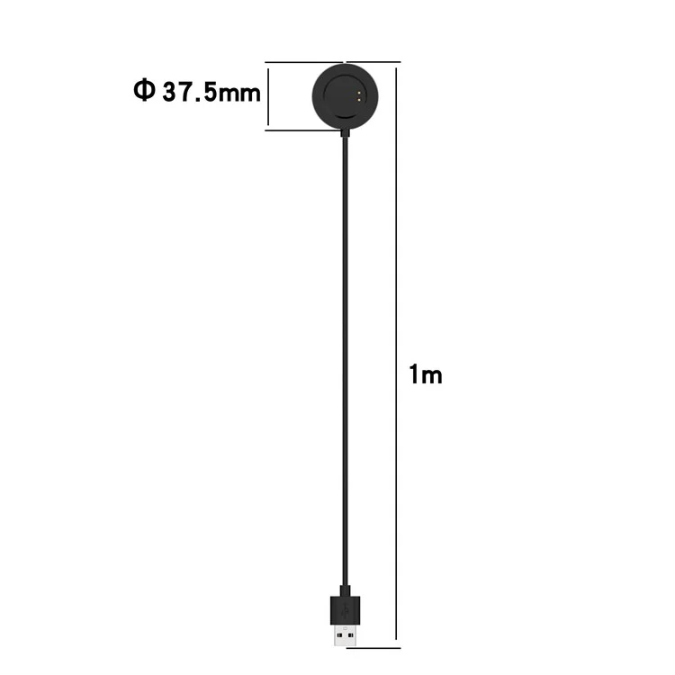 For SKG V9 Pro / V9 Smart Watch Magnetic Charger USB Charging Cable with Chip Protection, 1m