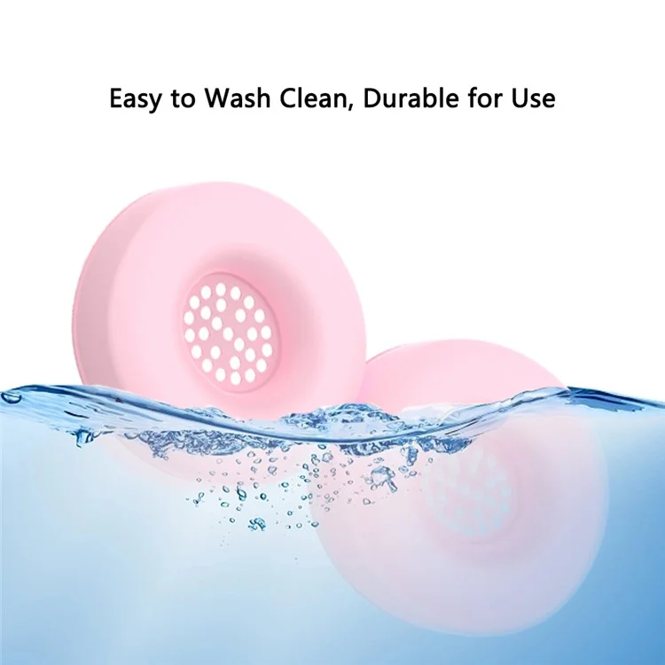 1 Coppia di Custodie in Silicone per Padiglioni Auricolari per Beats Solo 4 Cuffie On-Ear - Beige