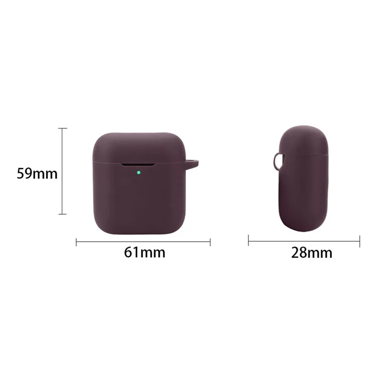 Per Marshall Minor IV Headset Case Silicone Portable Scratch-Resistant Cover with Buckle - Dark Red