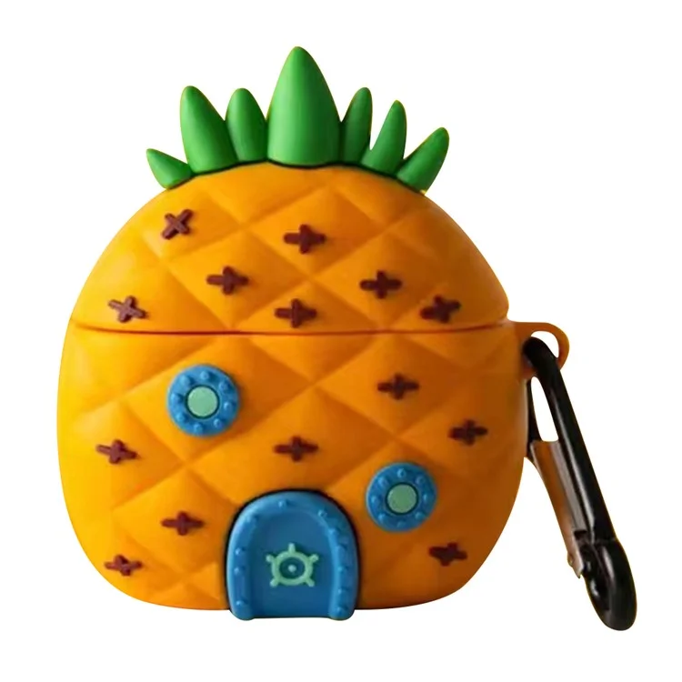 Capa Protetora para Fone de Ouvido Bluetooth Lenovo LP19 Cartoon - Capa de Silicone Macia - Casa do Abacaxi