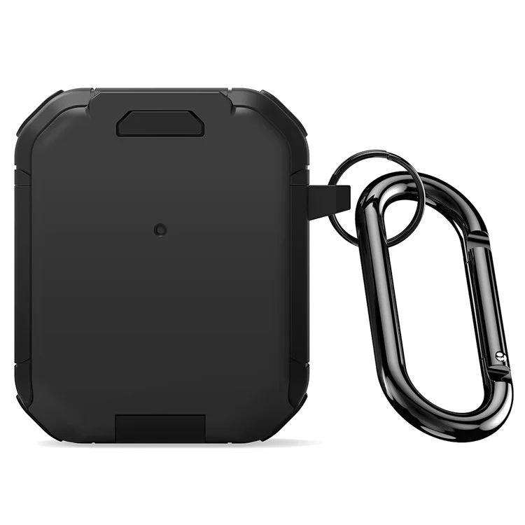 Capa de fone de ouvido DUX DUCIS PECF Series para Apple AirPods com estojo de carregamento (2016) / (2019) / AirPods com estojo de carregamento sem fio (2019) - Preto