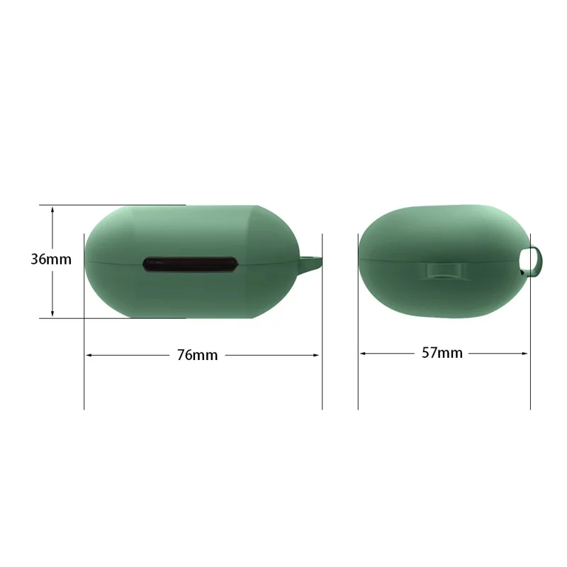 For Edifier Neobuds Pro Earphone Cover Housing Silicone Case with Buckle - Dark Blue