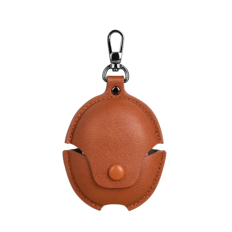 For Huawei FreeBuds 5 Protective Case PU+PC Bluetooth-compatible Earphones Charging Case Cover - Brown