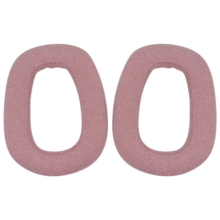 JZF-476 Für Logitech Zone Vibe 100 Baumwolle Leinen Kopfhörer-Ohrpolster Ersatz Ohrmuscheln - Rosa