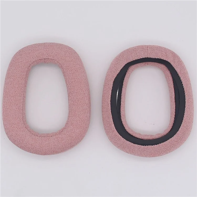 JZF-476 Für Logitech Zone Vibe 100 Baumwolle Leinen Kopfhörer-Ohrpolster Ersatz Ohrmuscheln - Rosa