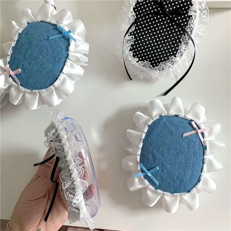 1 Paar für AirPods Max Schutzhülle Stoff+TPU Kopfhörerhülle Schleifendesign - Blau