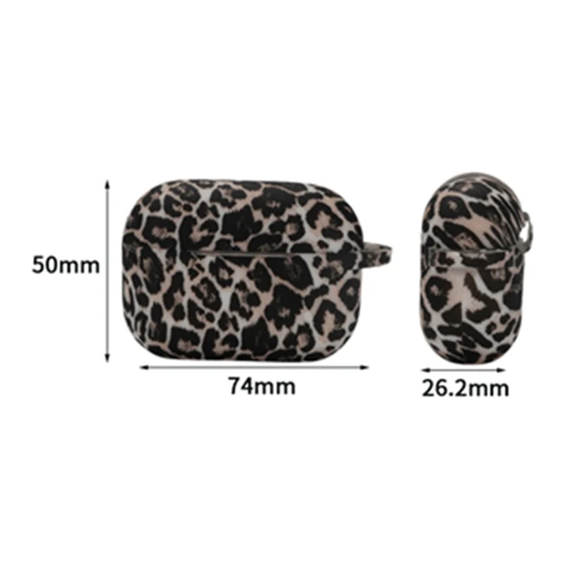 Für Apple AirPods Pro Schützende Hülle Leopardenmuster Kopfhörer Silikon Cover