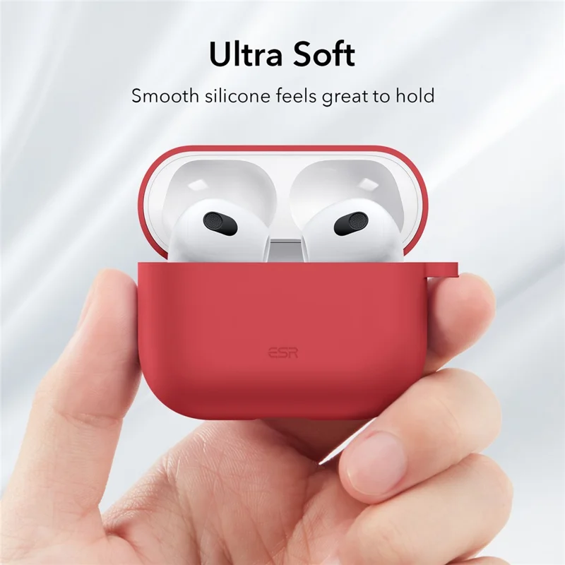 ESR Bounce Carrying Series Case for Apple AirPods 3 Bluetooth-compatible Earbuds TPU+PC Protective Cover