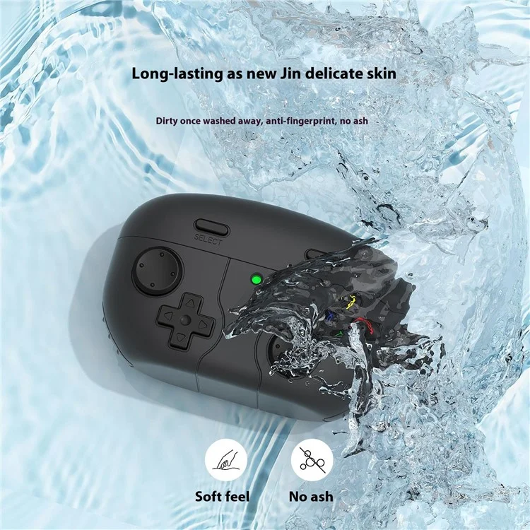 Pour la console de jeu Sony WF-1000XM5 Conception Bluetooth Écouteur Housse Silicone Liquide Anti-Drop Case - Gris Foncé
