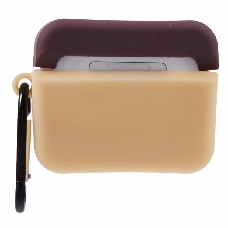 Para Apple AirPods Pro Bluetooth Earphones Silicone Cover Instant Camera Protective Case with Carabiner