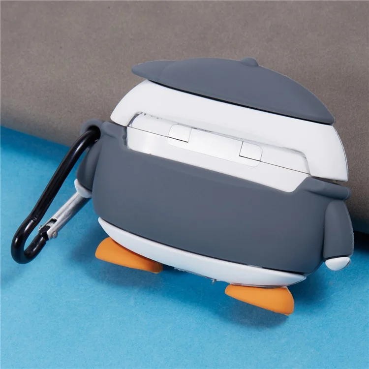 For Apple AirPods Pro Bluetooth-compatible Earphones Silicone Cover Hip Hop Duck Protective Case