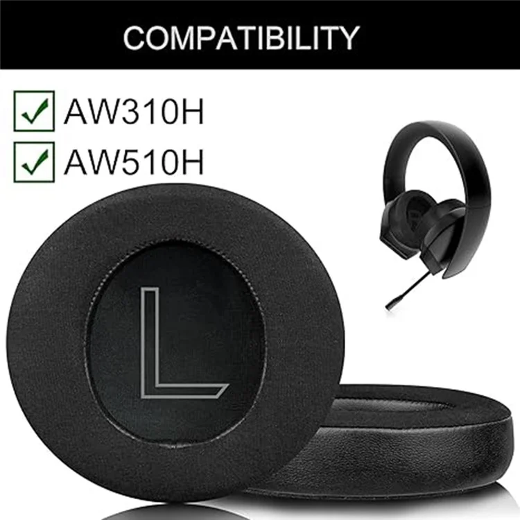 Per Dell Alienware AW510H / AW310H Gaming Headset Cooling Gel + Memory Foam Ear Cushions con Crowbar