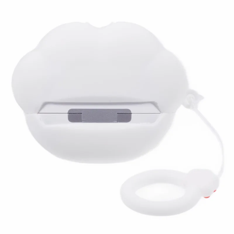 For Apple AirPods Pro Bluetooth-compatible Earphones Silicone Cover Cat Claws Protective Case - White