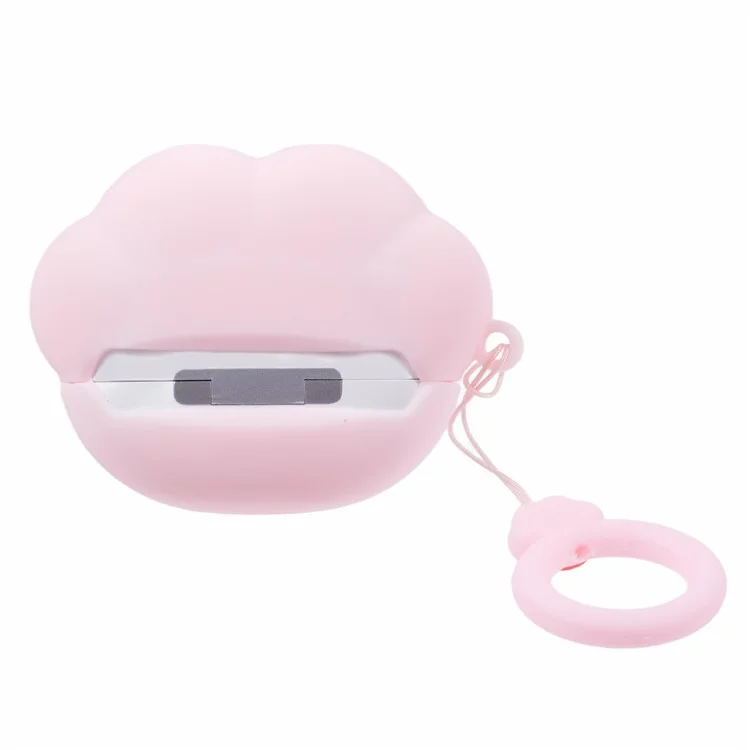 Per Apple AirPods Pro Auricolari Bluetooth Cover Silicone Artigli di Gatto Custodia Protettiva - Rosa
