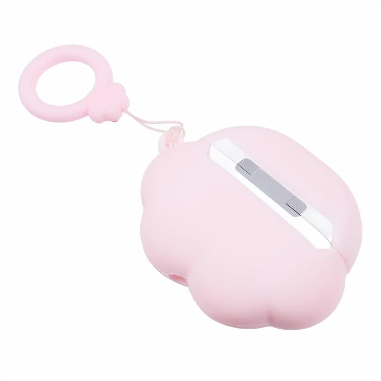 Per Apple AirPods Pro Auricolari Bluetooth Cover Silicone Artigli di Gatto Custodia Protettiva - Rosa