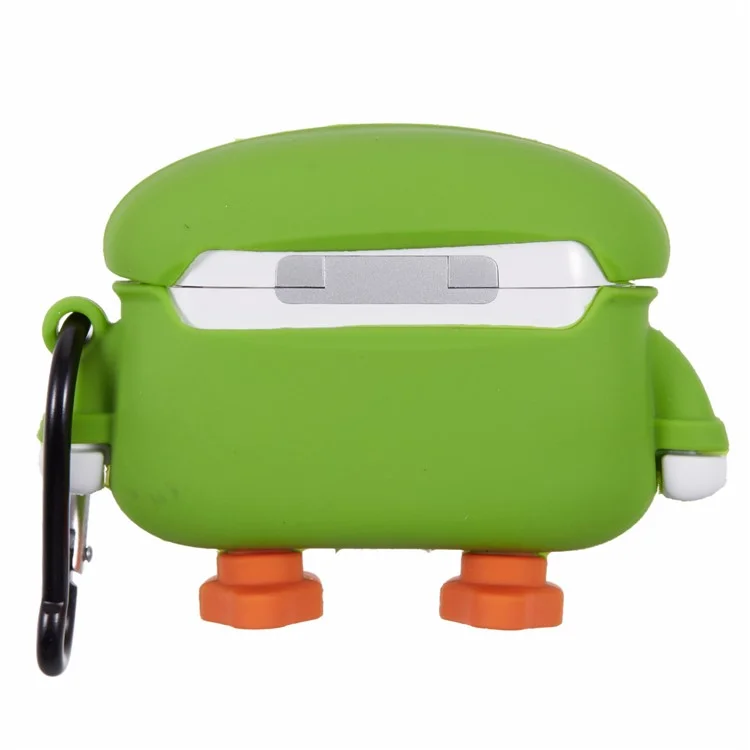 Силиконовый чехол для AirPods Pro Apple Raincoat Duck Bluetooth Наушники Защитный чехол с карабином