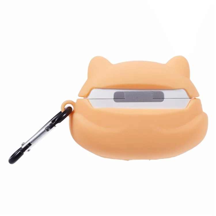 For Apple AirPods Pro Bluetooth-compatible Earphones Silicone Cover Shiba Inu Shape Protective Case