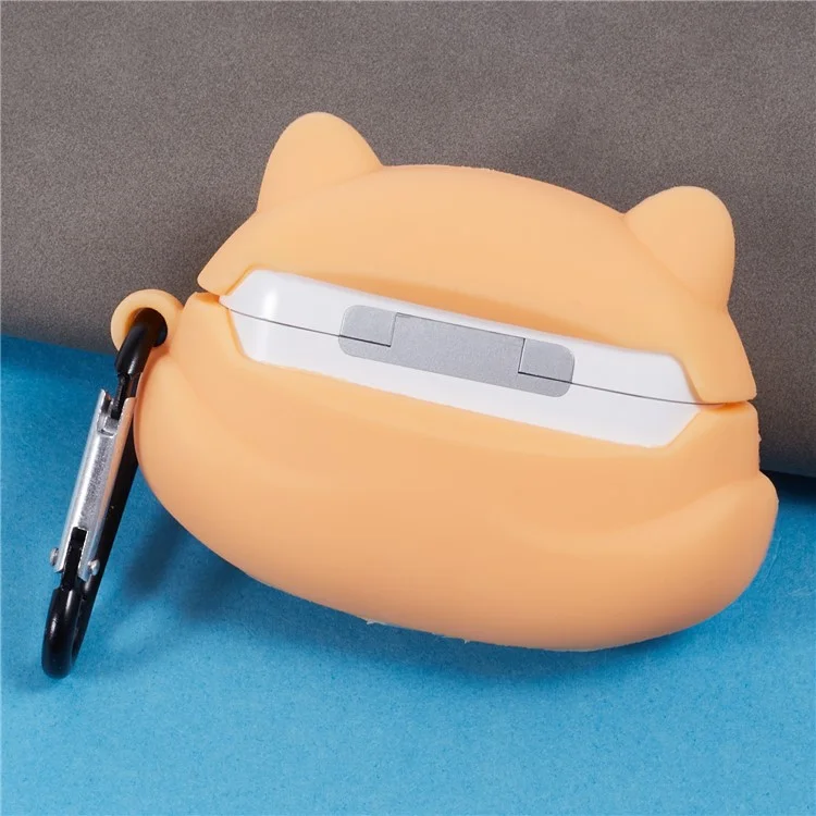 For Apple AirPods Pro Bluetooth-compatible Earphones Silicone Cover Shiba Inu Shape Protective Case