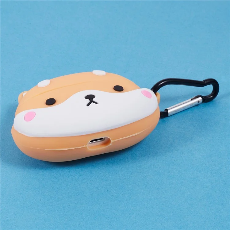 For Apple AirPods Pro Bluetooth-compatible Earphones Silicone Cover Shiba Inu Shape Protective Case
