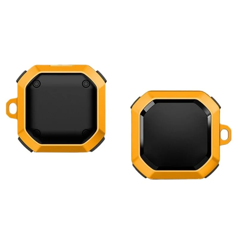 For Samsung Galaxy Buds FE / Buds2 Pro / Buds2 / Buds Pro / Buds Live Bluetooth-compatible Earphone Cover TPU+PC Anti-Drop Case - Yellow