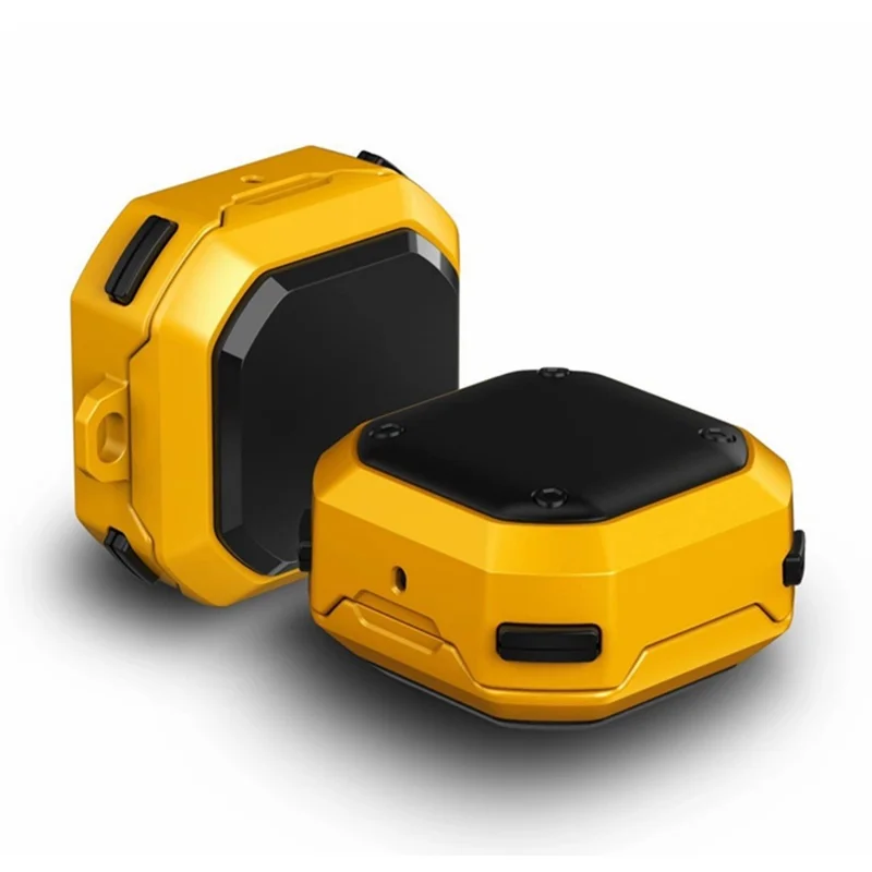 For Samsung Galaxy Buds FE / Buds2 Pro / Buds2 / Buds Pro / Buds Live Bluetooth-compatible Earphone Cover TPU+PC Anti-Drop Case - Yellow