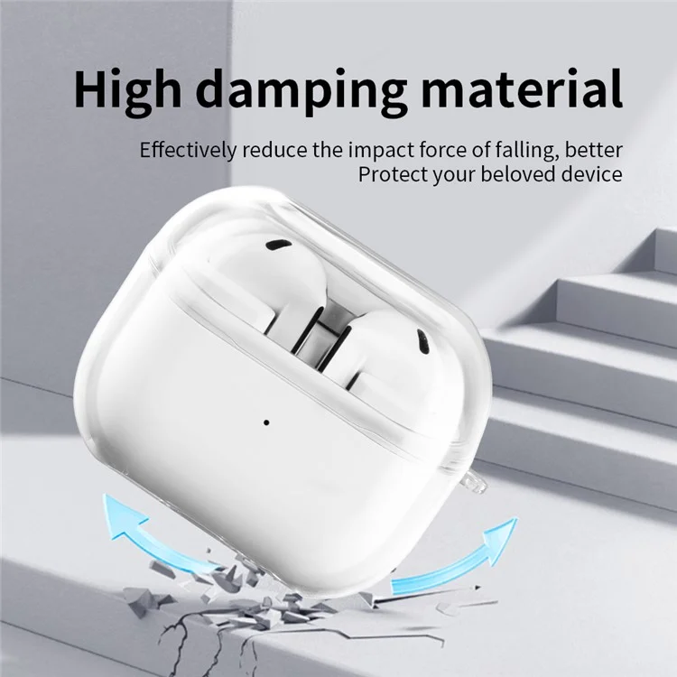 Für Samsung Galaxy Buds3 Case Clear PC Bluetooth-Ohrhörer Schutzhülle