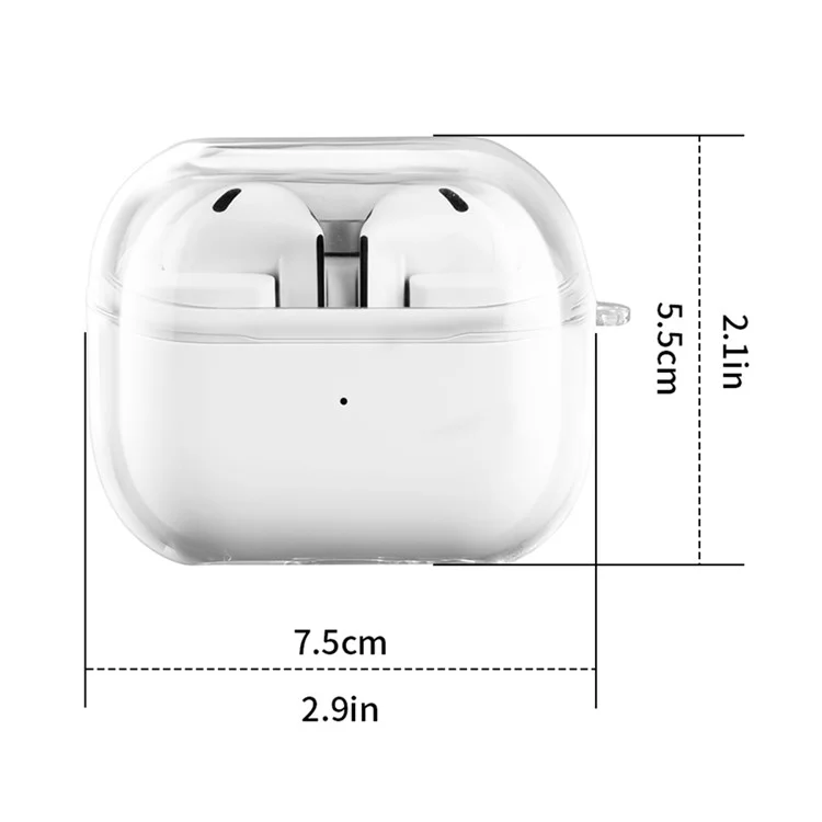 Für Samsung Galaxy Buds3 Case Clear PC Bluetooth-Ohrhörer Schutzhülle