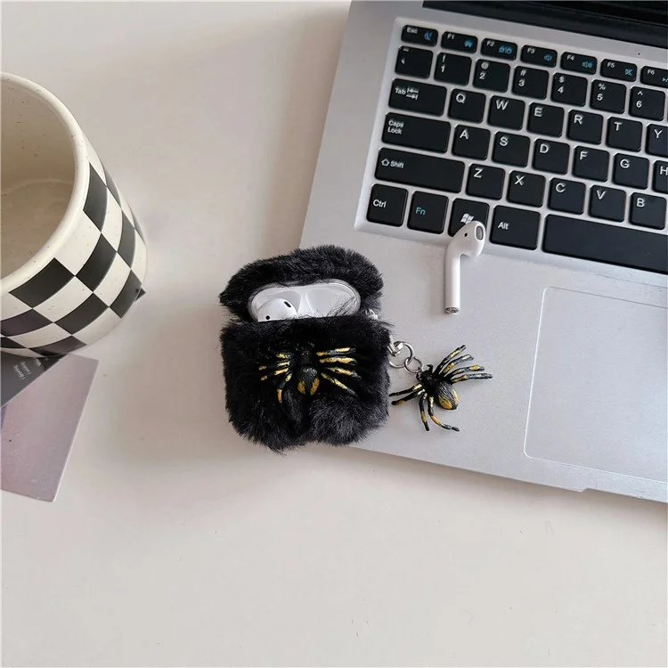 Pour Apple AirPods avec boîtier de charge sans fil (2019) / AirPods avec boîtier de charge (2019) / (2016) Étui TPU moelleux avec pendentif pour l'Halloween