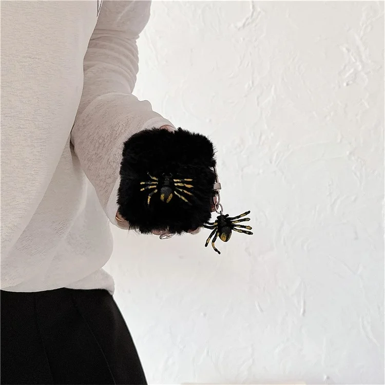 Pour Apple AirPods avec boîtier de charge sans fil (2019) / AirPods avec boîtier de charge (2019) / (2016) Étui TPU moelleux avec pendentif pour l'Halloween