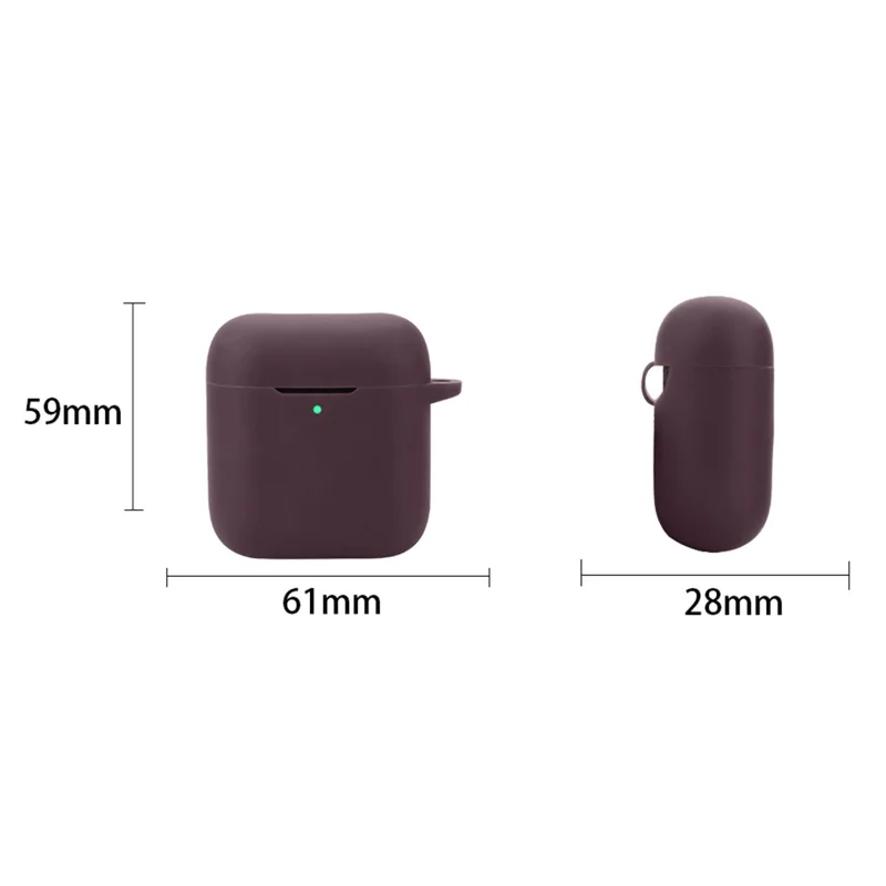 For Marshall Minor III True Wireless Headphones Case Scratch Proof Silicone Cover with Buckle - Beige