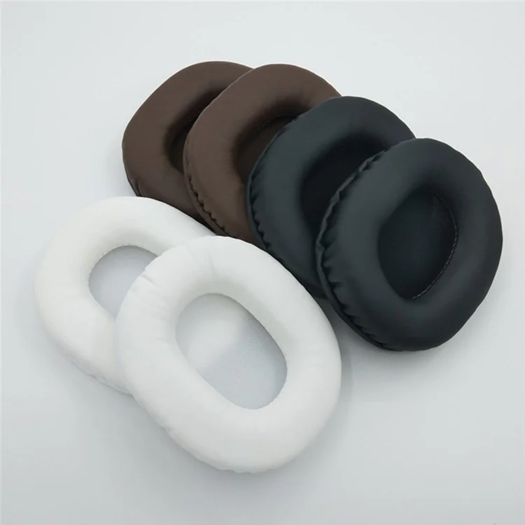 1 Par para Áudio-Technica ATH-PRO5 / ATH-SX1a / ATH-M50X / ATH-M40 / ATH-M30 / ATH-M20 / ATH-M10 Almofadas de Fone de Ouvido - Preto