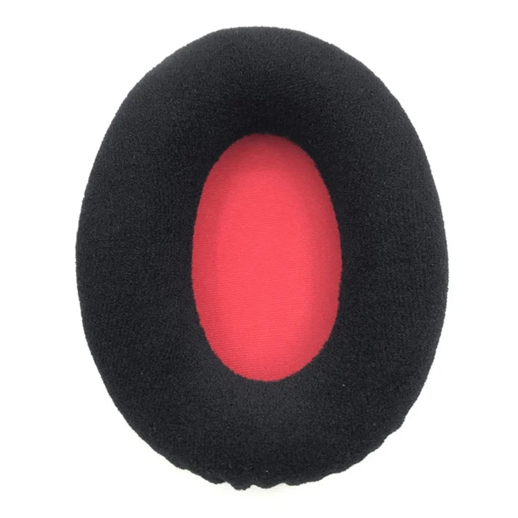 1 paire pour HyperX Cloud II / Alpha S / Stinger / Flight Casque d'écoute Oreillettes Velours+Mousse - Rouge
