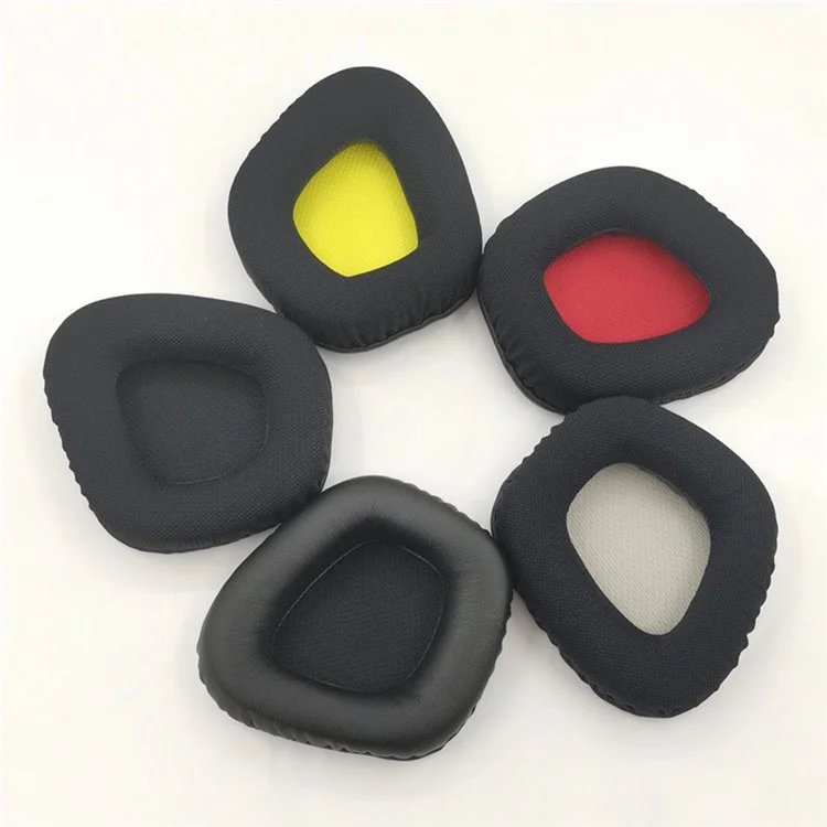 1Pair For Corsair VOID PRO ELITE Replacement Earpads Headphone Cushions Ear Pad - Mesh Cloth / Yellow