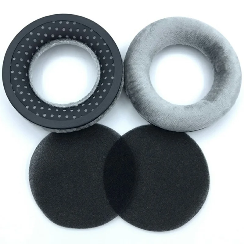 1 paire pour Beyerdynamic T5p / T1 / DT 440 / DT 990 / DT 880 / DT 770 PRO Casque de remplacement Coussinets d'oreille - Gris