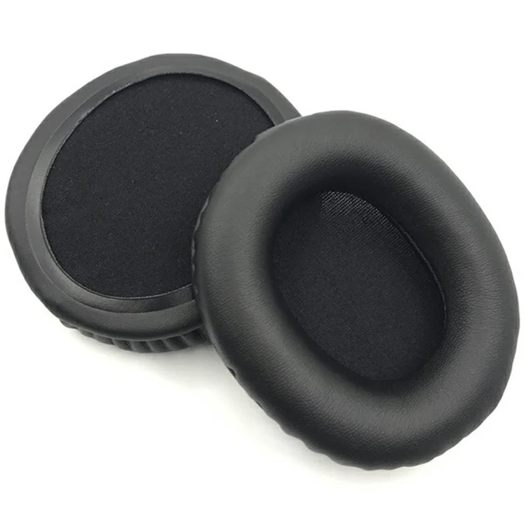 1Pair For Audio-Technica ATH-SR30BT Headphone Ear Pads Protein Leather Earmuffs - Black