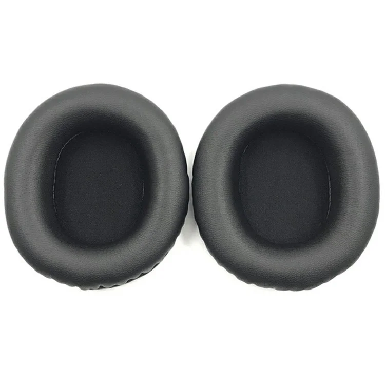 1Pair For Audio-Technica ATH-SR30BT Headphone Ear Pads Protein Leather Earmuffs - Black